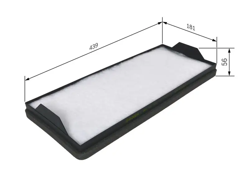 BOSCH 1987431155 Polen Filtresi A0B67582415 resmi