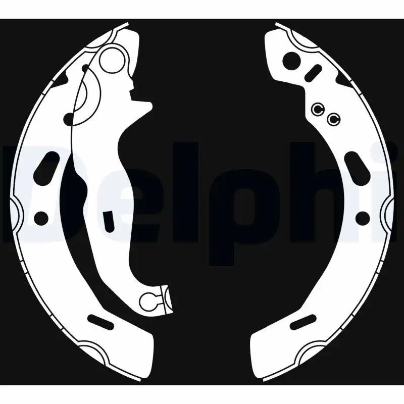 DELPHI LS2016 Arka Fren Balatası resmi