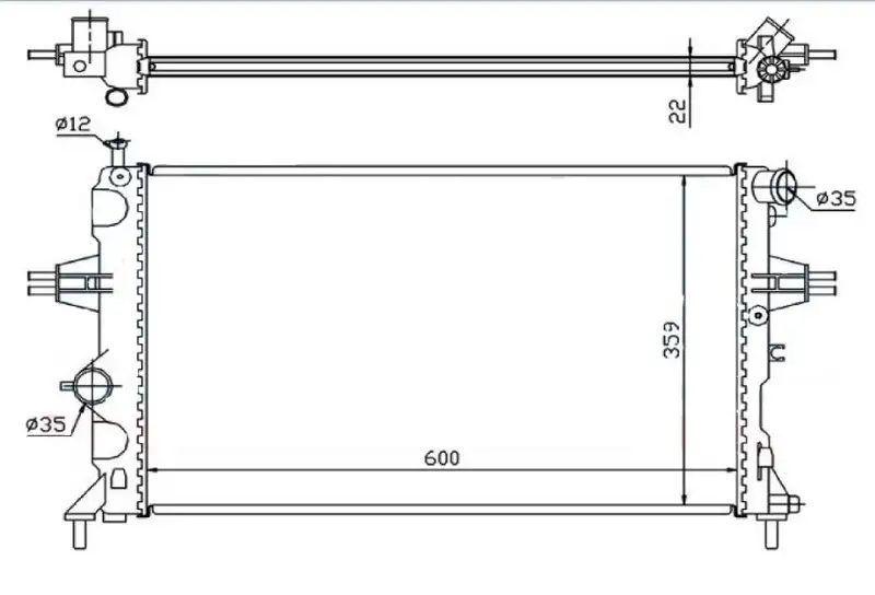 ORIS MOP915034 Radyatör resmi