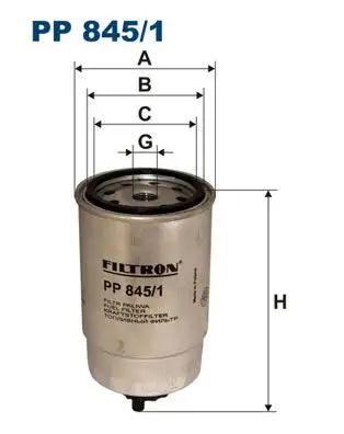 FILTRON PP845/1 Yakıt Filtresi resmi