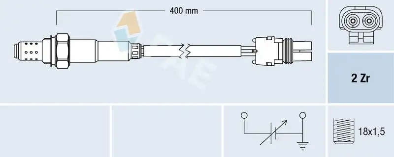 FAE 77104 Oksijen Sensörü 7701068472 resmi