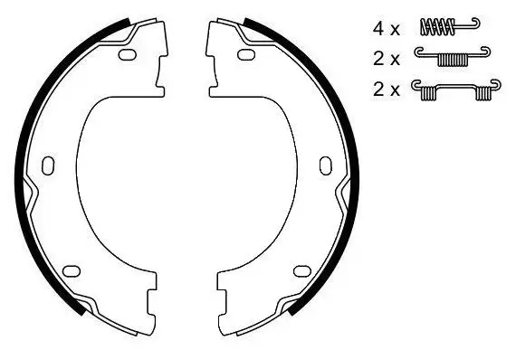 MGA 54301 El Fren Balatası A9064200420 resmi