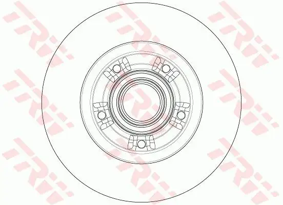 TRW DF6203BS Arka Fren Diski resmi