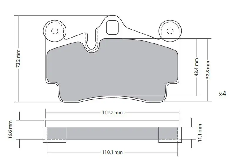 MGA 56404 Arka Fren Balatası 7L0698451B resmi