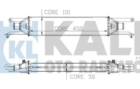 KALE 010CAC040 Turbo Radyatörü resmi