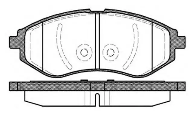 MGA 55332 Ön Fren Balatası 96534653 resmi