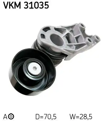 SKF VKM31035 Kayış Gergi Kütüğü 045903315A resmi