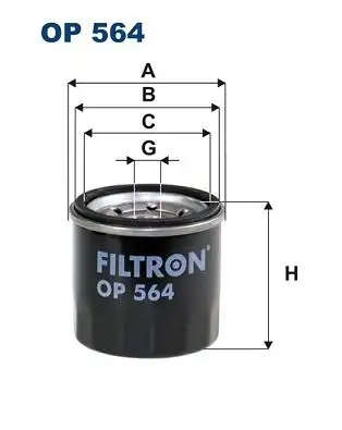 FILTRON OP564 Yağ Filtresi resmi