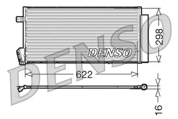 DENSO DCN09018 Klima Radyatörü 51937924 resmi
