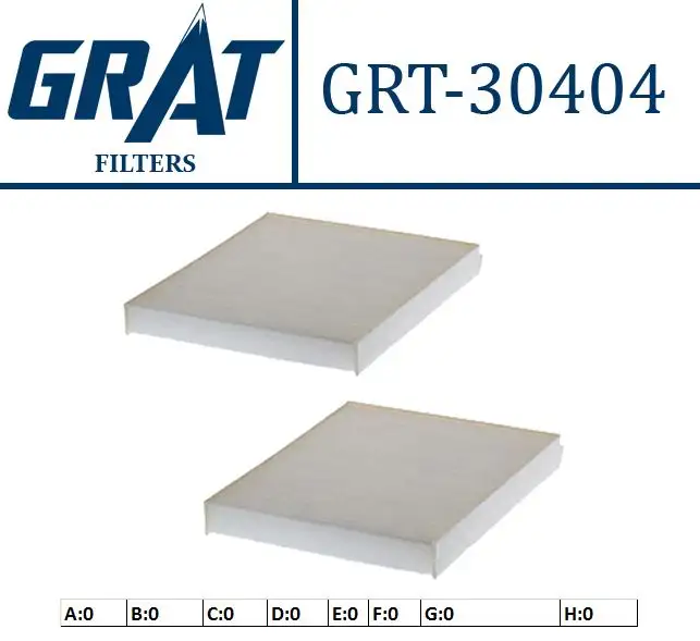 GRAT 30404 Polen Filtresi 64119163328 resmi
