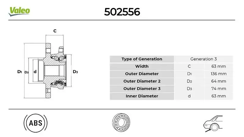 VALEO 502556 Arka Poyra resmi