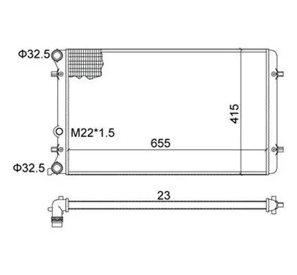 MAGNETI MARELLI 359000300220 Radyatör resmi