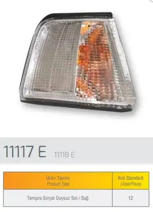 FARBA 11118D Sinyal Lambası (Sağ) 9943063 resmi