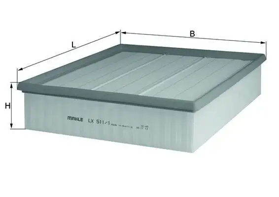 MAHLE LX511/1 Hava Filtresi resmi