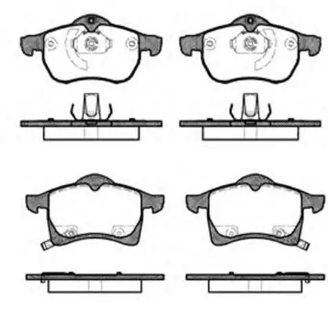 MGA 55184 Ön Fren Balatası 1605035 resmi