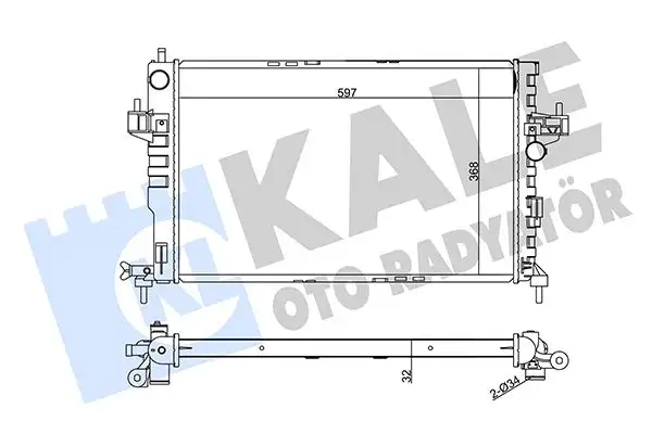 KALE 372700 Radyatör resmi