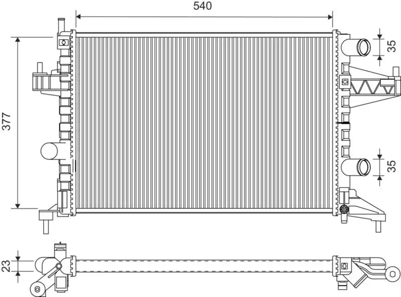 VALEO 732826 Radyatör resmi