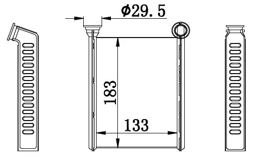ORIS KRN544026 Kalorifer Radyatörü 271153553R resmi