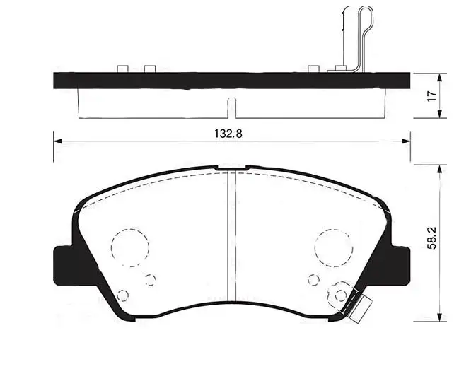 MGA 55221 Ön Fren Balatası 581011RA05 resmi