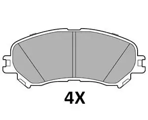 MGA 55668 Ön Fren Balatası 410606124R resmi