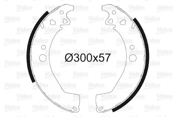 VALEO 562106 Arka Fren Balatası resmi