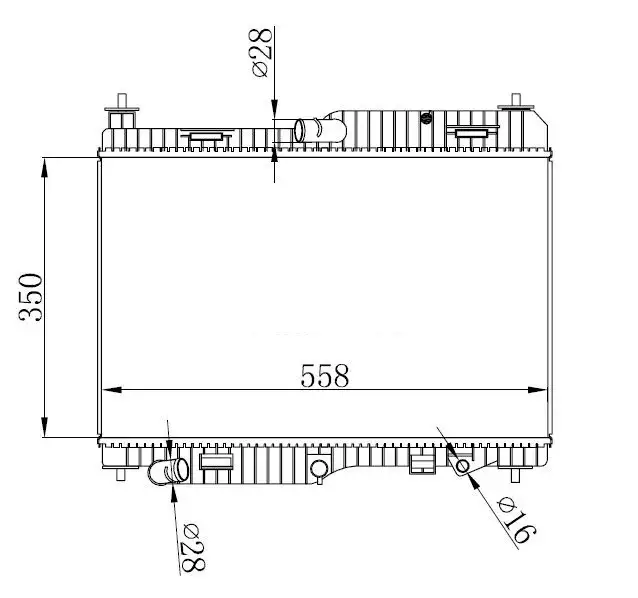 ORIS BFR140018 Radyatör 8V518005FA resmi
