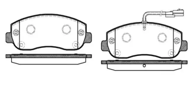 MGA 55146 Ön Fren Balatası 410604386R resmi