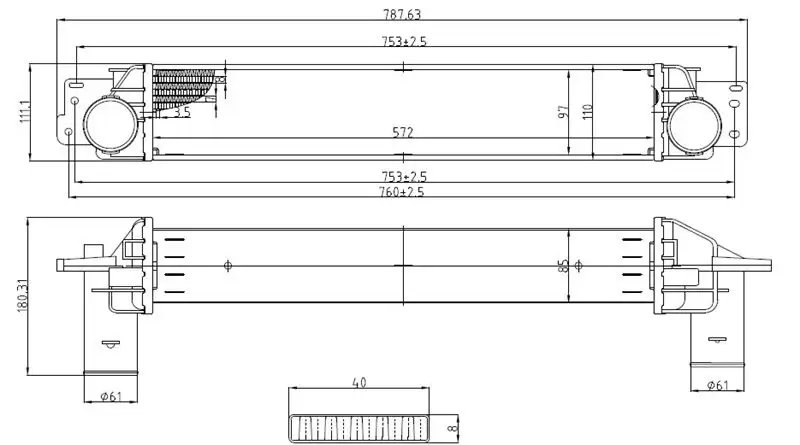 MGA 80531 Turbo Radyatörü 96629070 resmi
