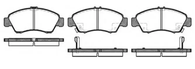 MGA 55316 Ön Fren Balatası 45022SR3G01 resmi