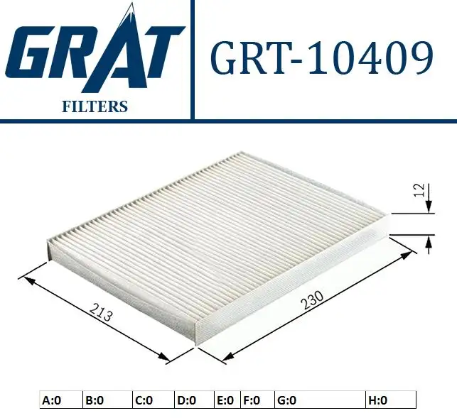 GRAT 10409 Polen Filtresi 7078711 resmi