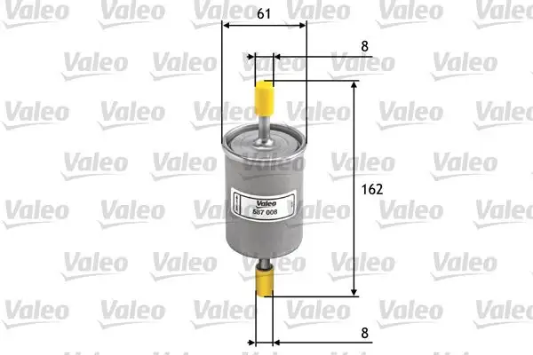 VALEO 587008 Yakıt Filtresi resmi