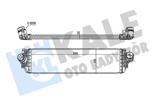 KALE 360340 Turbo Radyatörü resmi