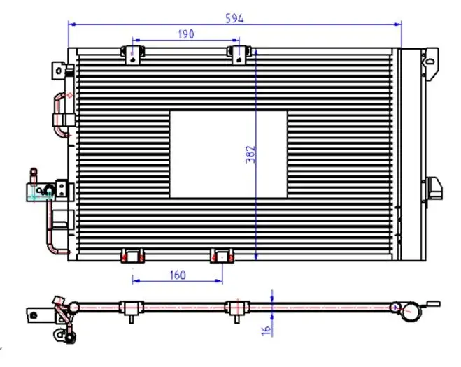 ORIS COP073016 Klima Radyatörü 1850073 resmi