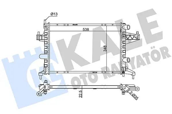 KALE 364300 Radyatör resmi