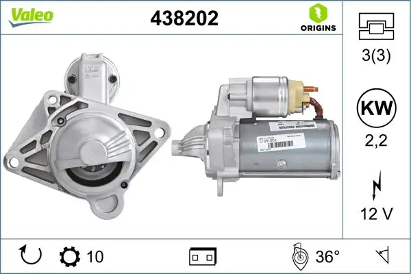 VALEO 438202 Marş Motoru resmi