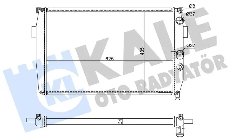 KALE 363790 Radyatör resmi