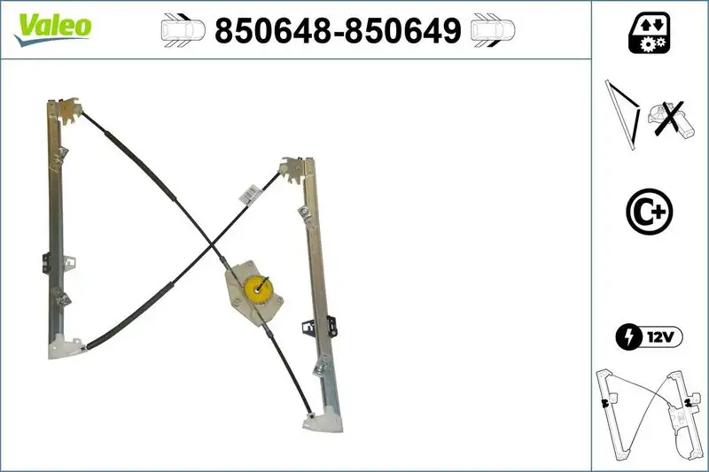 VALEO 850648 Ön Cam Krikosu (Sol) 9221P7 resmi