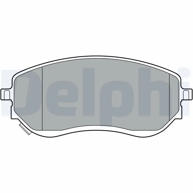 DELPHI LP3401 Ön Fren Balatası D10605JU0A resmi