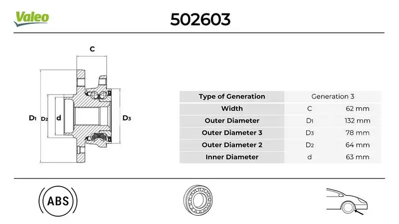 VALEO 502603 Ön Poyra resmi