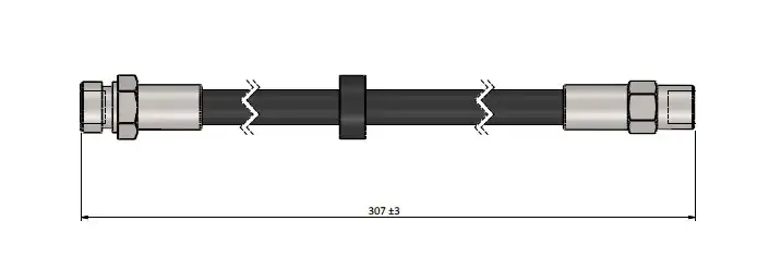 CAVO C900889A Ön Fren Hortumu 191611701A resmi