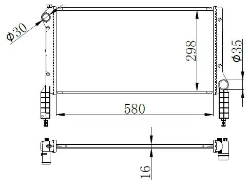 ORIS BFI046016 Radyatör 46749000 resmi