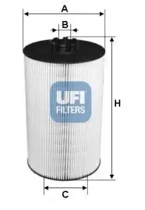 UFI 25.097.00 Yağ Filtresi resmi