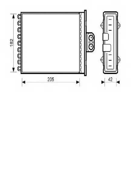 ORIS KOP017032 Kalorifer Radyatörü 1618110 resmi