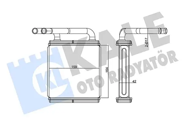 KALE 346835 Kalorifer Radyatörü 9721143050 resmi