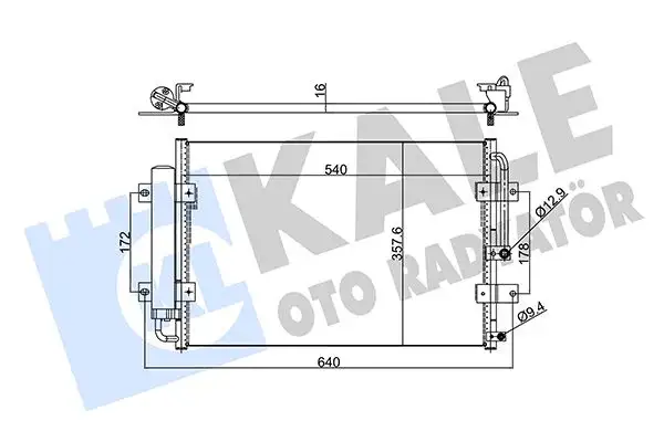 KALE 342985 Klima Radyatörü 976064F100 resmi