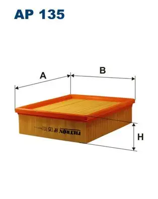 FILTRON AP135 Hava Filtresi 7700857703 resmi