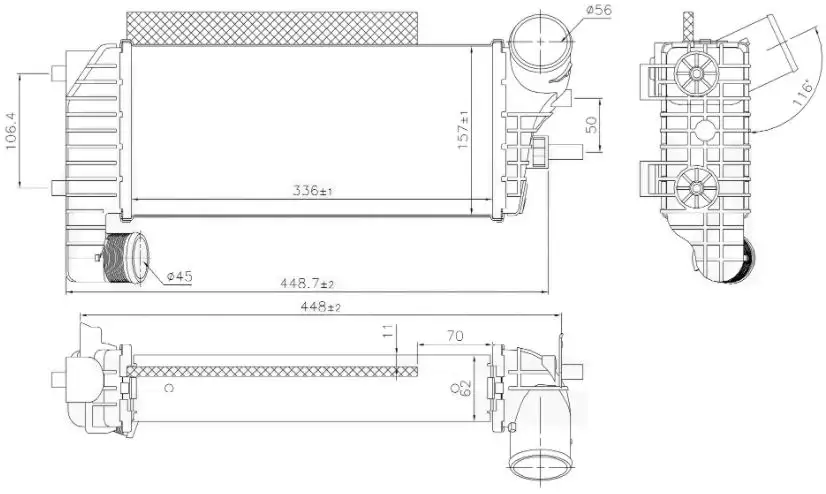 ORIS IFR506062 Turbo Radyatörü resmi