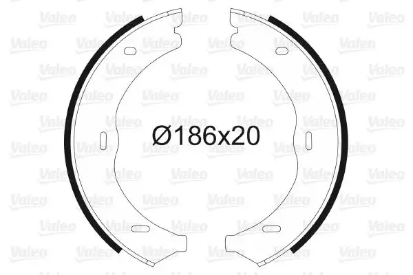 VALEO 564145 El Fren Balatası A6394200220 resmi