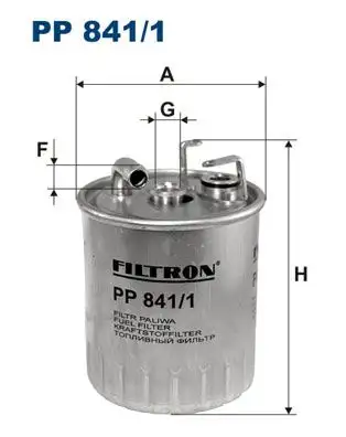 FILTRON PP841/1 Yakıt Filtresi resmi