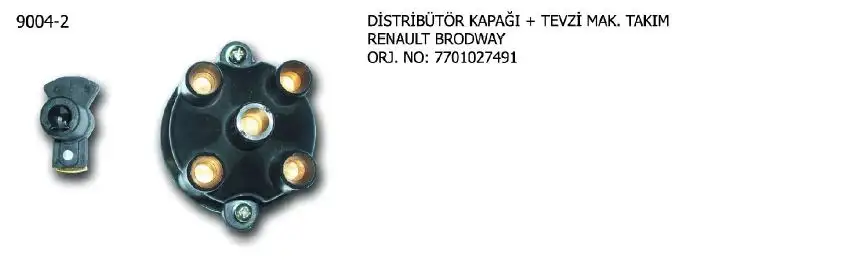 ÜNÜVAR 9004-2 Distribütör Kapağı ve Tevzi Makarası resmi